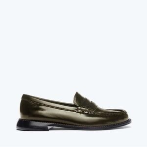 Freda Salvador Elba Penny Loafer - Green Spazzolato - 7